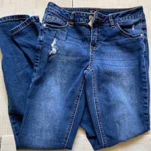 Justice low super skinny jeans, girls 14 slim, good condition, not worn much